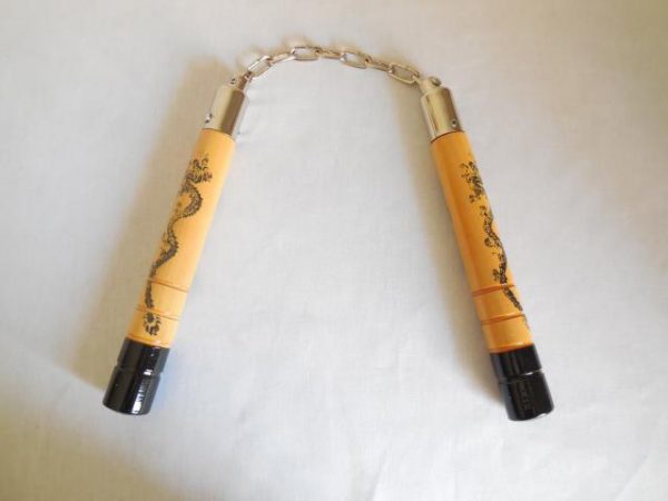 Nunchaku Dragon Corto con Cadena