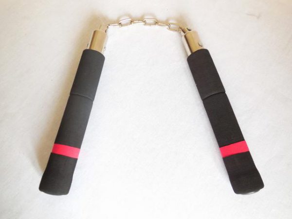Nunchaku de Goma con Cadena Corto