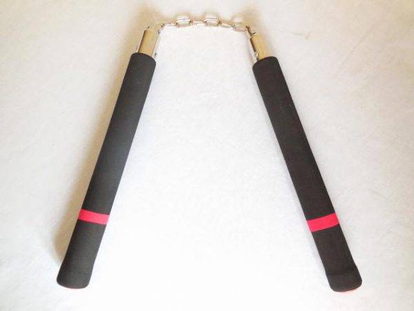 Nunchaku de Goma con Cadena Largo