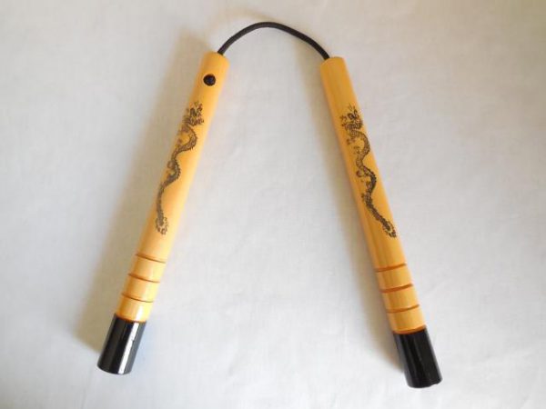 Nunchakus Dragon con Soga Largo