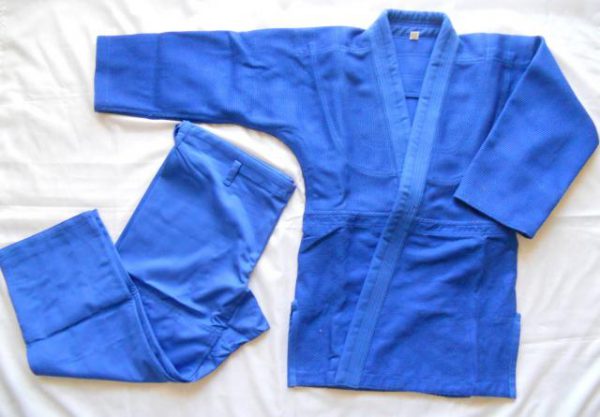 Judogi Budokan Fighter 550gr Azul - Imagen 2