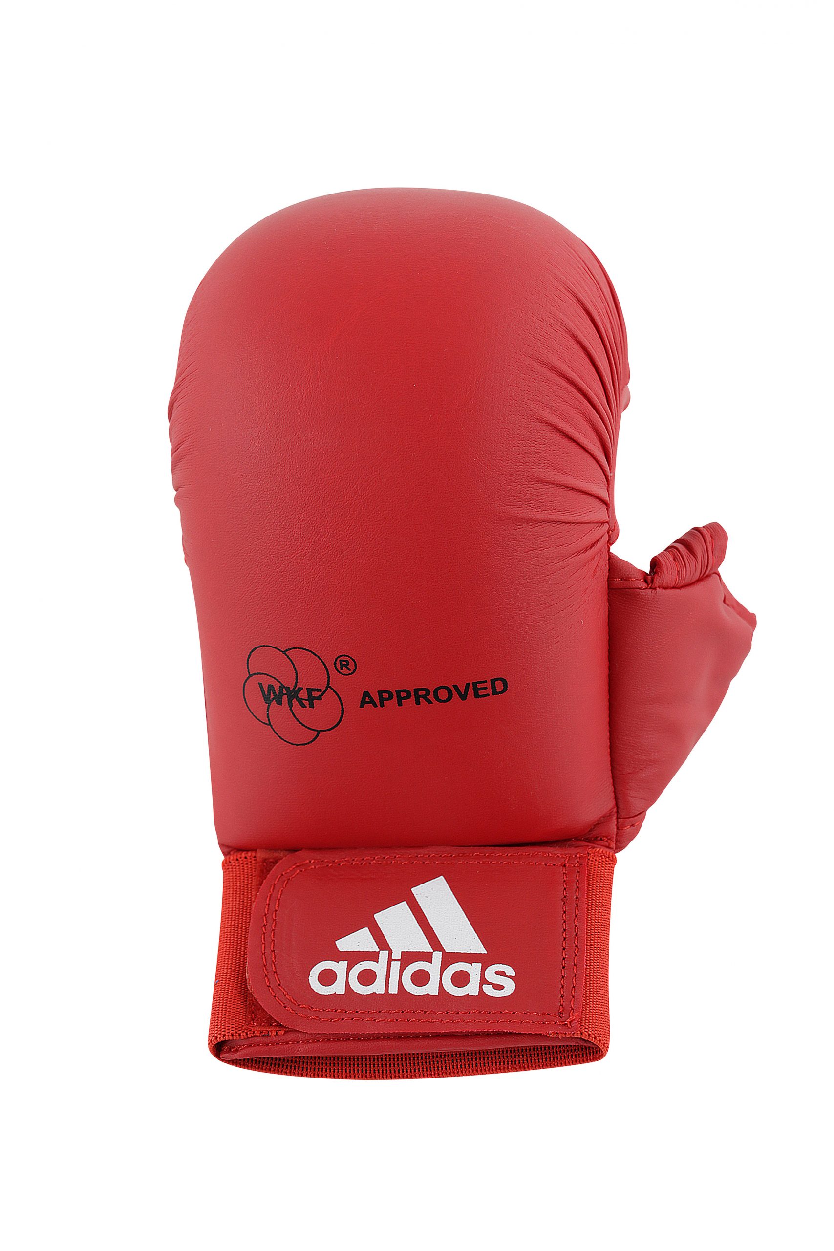 Guante Karate Adidas WKF Rojo Con Pulgar
