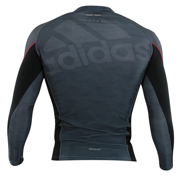 Rashguard Mangas Largas Adidas logo - Imagen 2