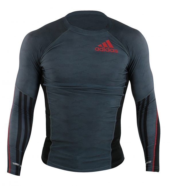 Rashguard Mangas Largas Adidas logo