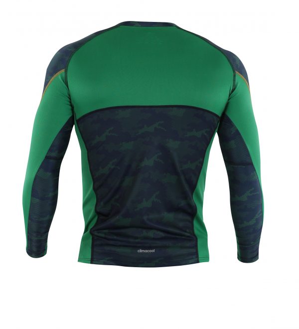 Rashguard Camo Mangas largas Adidas green - Imagen 2