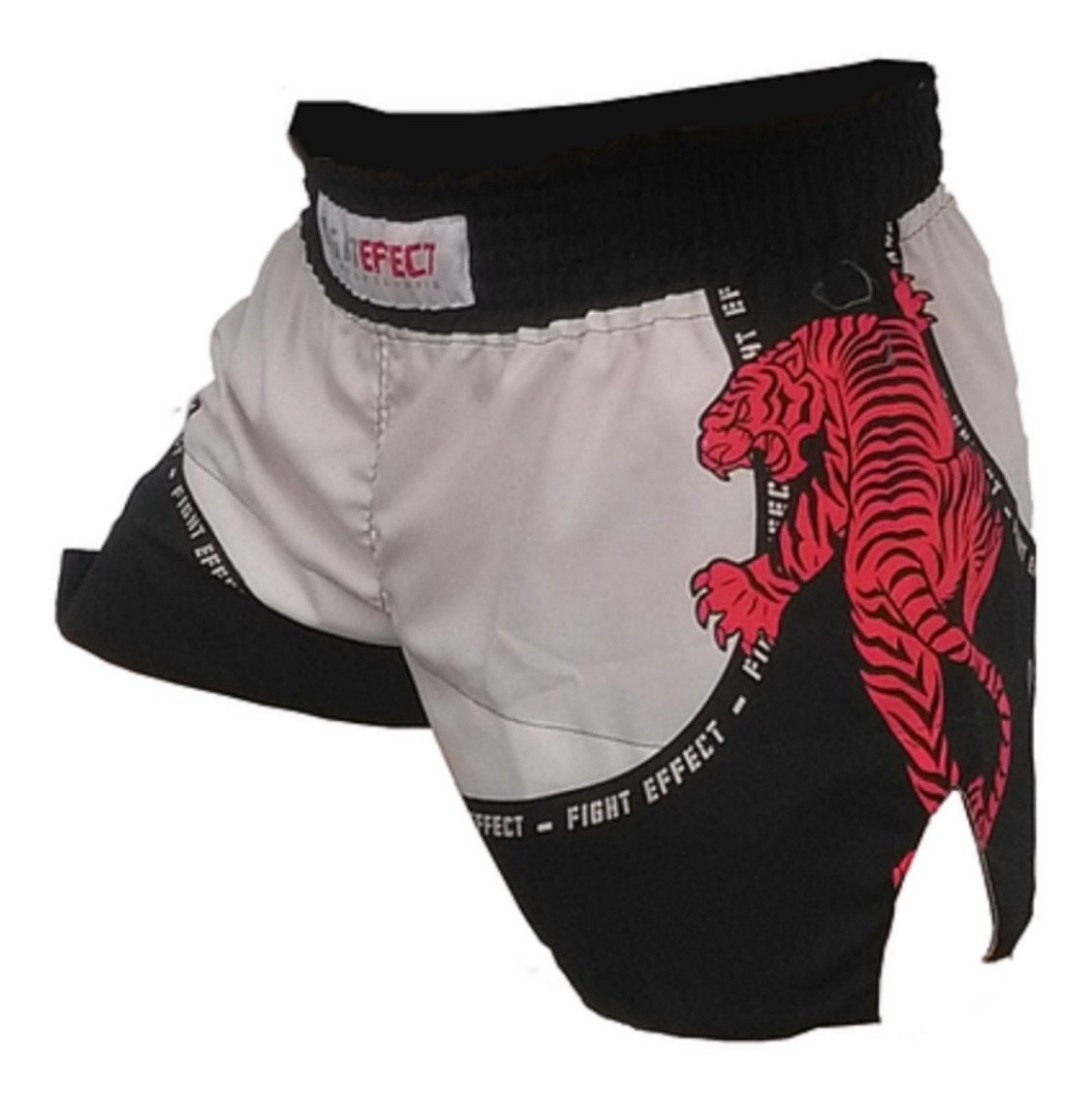 Short De Muay Thai Tribo Tigre Blanco Kick Mma Thai